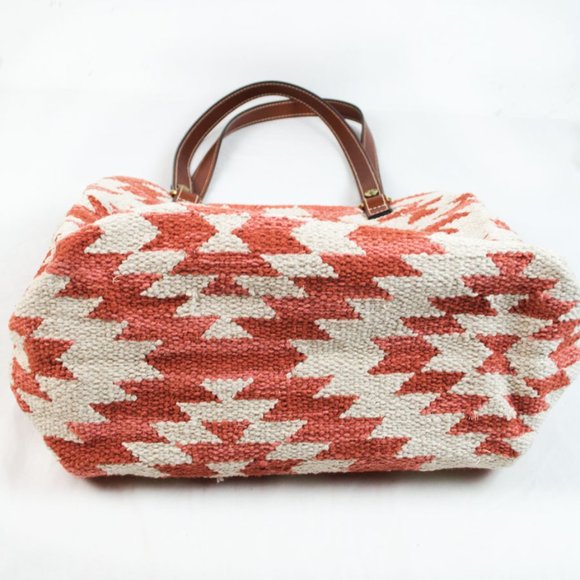 Patricia Nash Hand-Loom Cotton Weave Chennai Large Tote - Picture 10 of 12